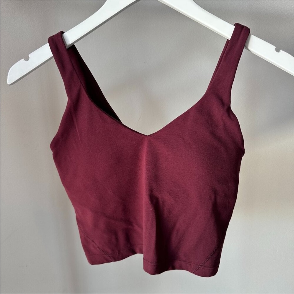 Lululemon Garnet Align Tank Maroon size 12